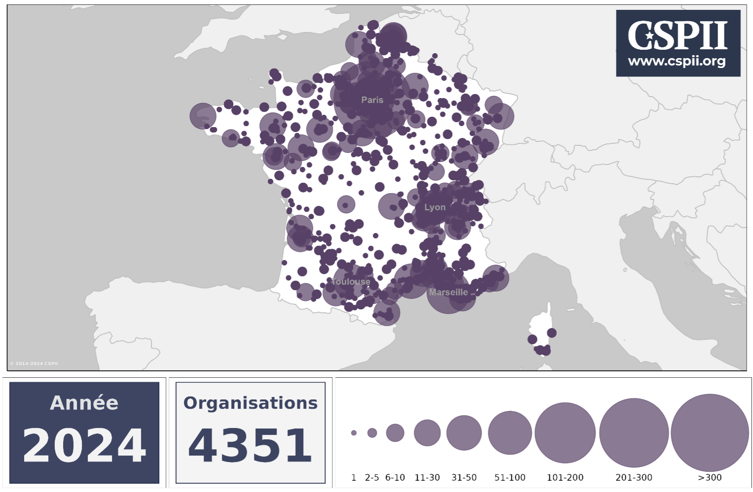 CSPII Map France 1930-2024 - 3